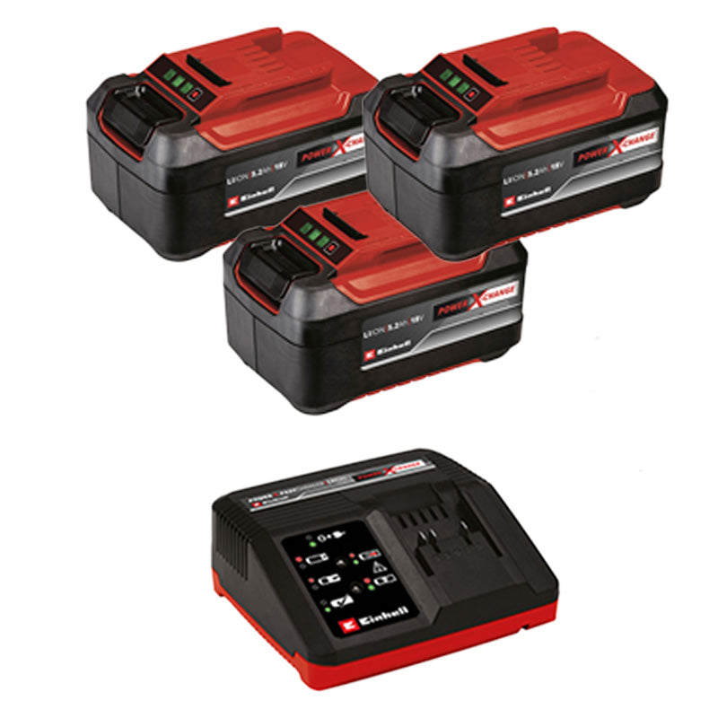Pack 4 machines 18V 3 x 5,2Ah EHL Professional Brushless Power X-Change - E-case