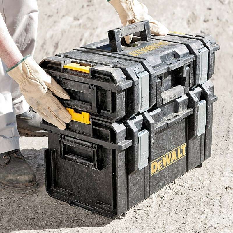 Coffret de rangement moyen DEWALT DS300 sans plateau