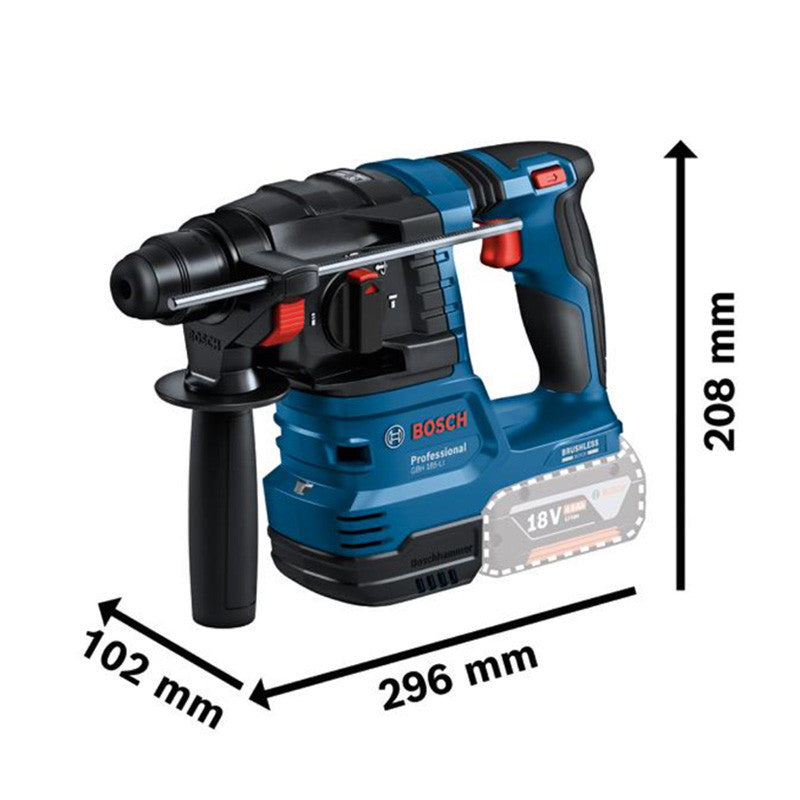 Pack 2 outils BSH Professional 0615A50038 GSR 18V-45 + GBH 18V-22 + 2 batteries 4,0 Ah + GAL 18V-40