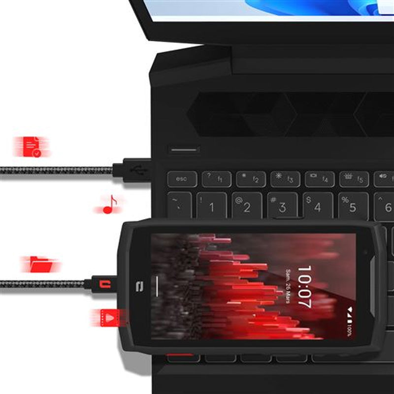 Câble Charge Rapide USB C CROSSCALL  - USBC.BO.NN000