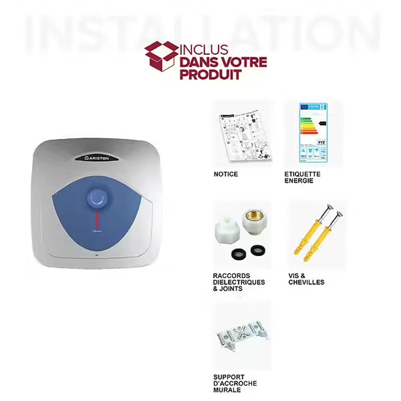 Chauffe-eau electrique ARISTON Blu Evo sous-évier - 10 l
