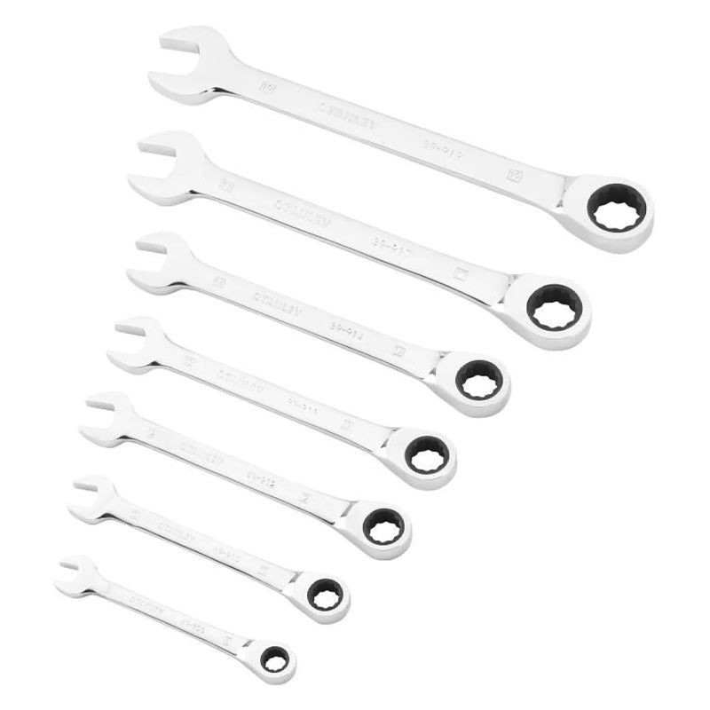 Clés mixtes à cliquet - 7 pcs - STANLEY - STMT82846-0