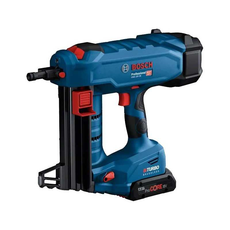 Cloueur à béton sans-fil BOSCH GNB 18V-38 - 0 601 9L7 001 Professional (vendu sans batterie) en L-BOXX