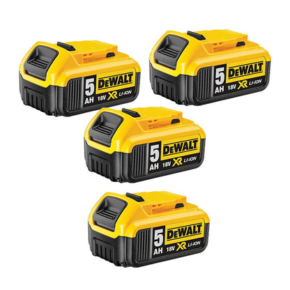 Kit 8 outils DEWALT DCK856P4-QW XR 18V + 4 batteries 5Ah Li-Ion