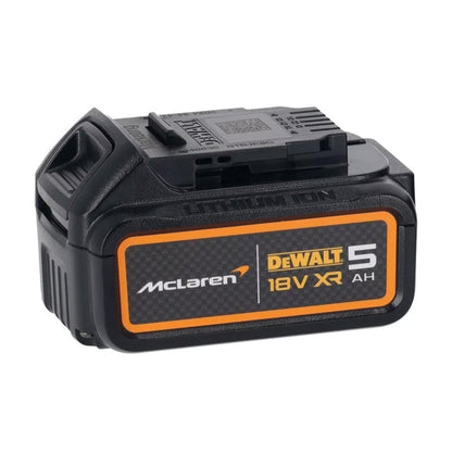 Perceuse Visseuse Percussion XR 18V Brushless Dewalt DCD85MP2T-QW Édition Limitée McLaren Livrée Avec 2 Batteries 5Ah Li-Ion, 1 Chargeur en Coffret TSTAK