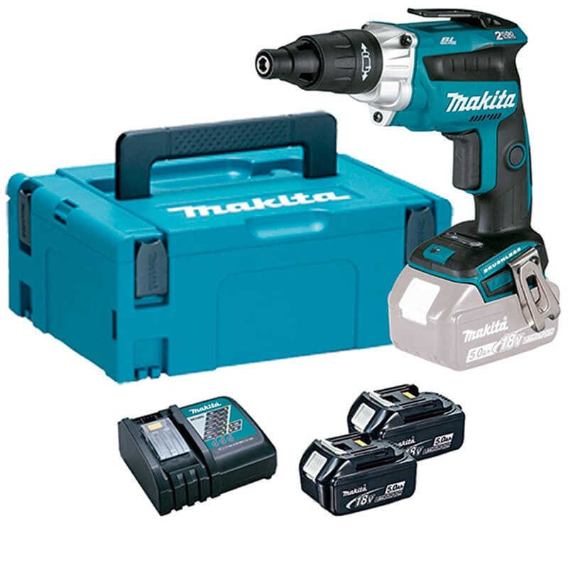 Visseuses bardage Brushless 2x5Ah 18V LXT ® MAKITA DFS251RTJ en MAKPAC