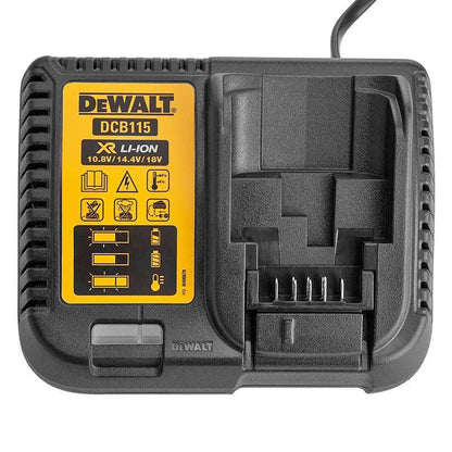 Chargeur de batteries DEWALT DCB115-XJ  10,8V à 18V Li-ion
