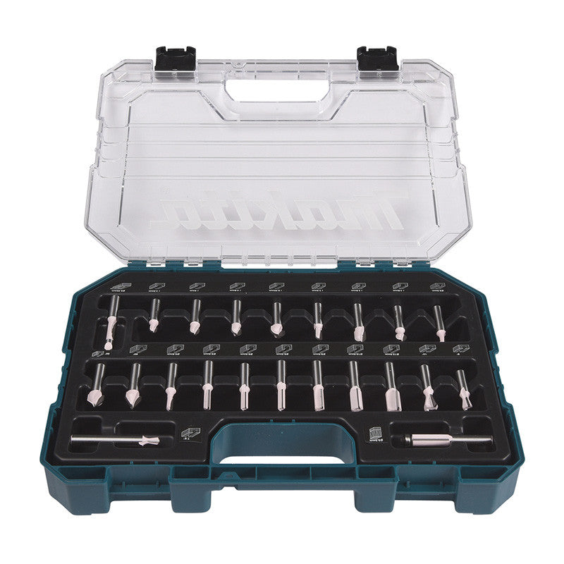 Coffret de 22 fraises à rainurer MAKITA D-74784