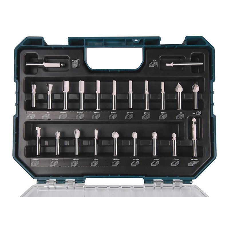 Coffret de 22 fraises à rainurer MAKITA D-74784