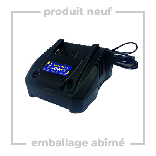 Chargeur rapide 20V GOODYEAR GY2020LC - (produit neuf - emballage abîmé)