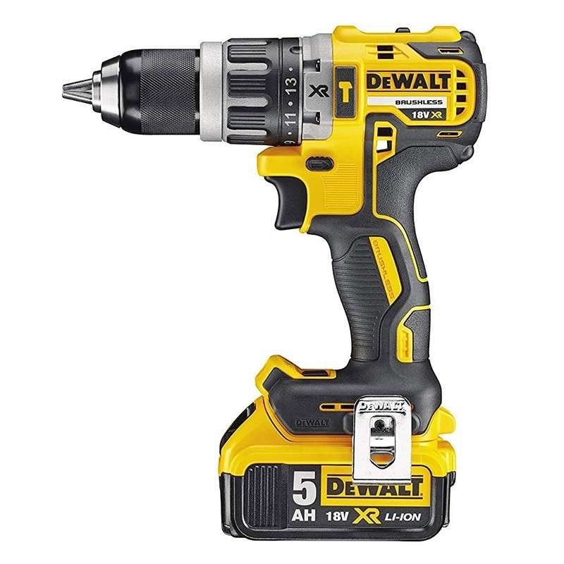 Perceuse-visseuse à percussion 18V DEWALT DCD796P1-QW Brushless avec coffret et 1 batterie 5,0 Ah