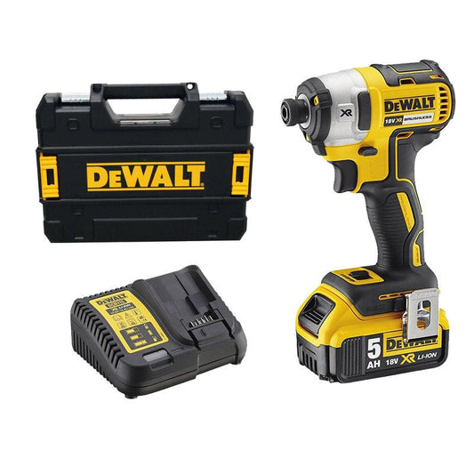 Visseuse à choc 1/4" 205Nm 18V DEWALT DCF887P1-QW Brushless avec coffret et 1 batterie 5,0 Ah